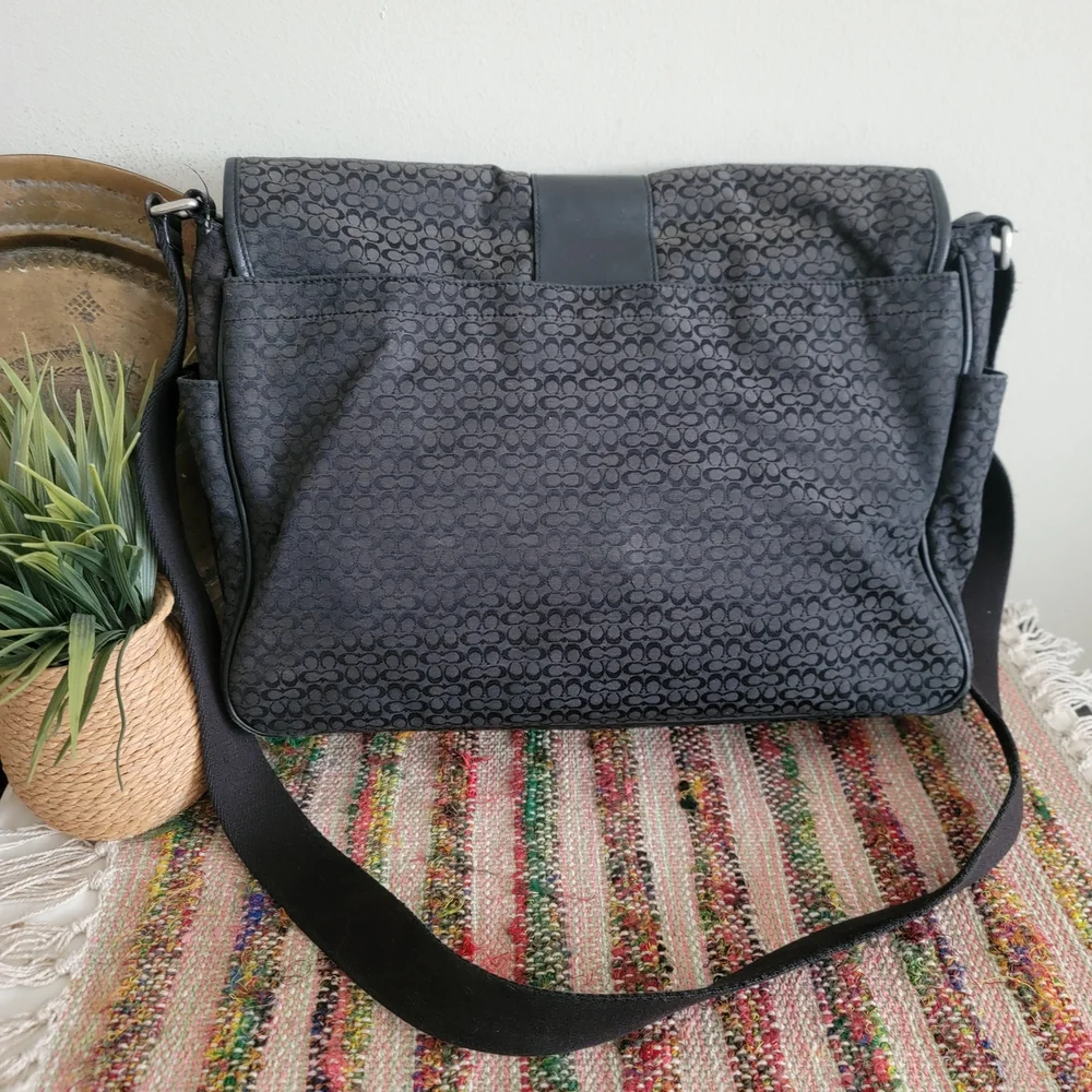 Coach Black Messenger Bag
